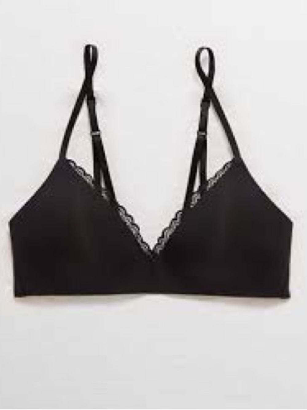 3/$25 ✨ Aerie Black Wireless Triangle Bra 32AA